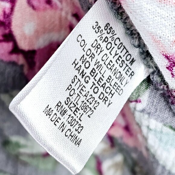 Umgee USA Crepe Sheer Lace Dainty Asymmetrical Southern Boho Tank Top, Sz L - Picture 10 of 10